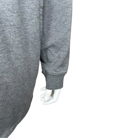 Barefoot Dreams Malibu Fleece Luxe Lounge Anorak Sweatshirt XL Gray - Picture 6 of 8